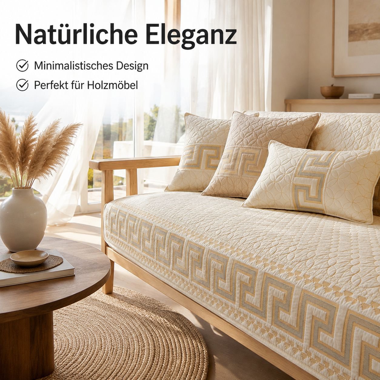 Neuer chinesischer Stil Sofahusse aus Baumwolle