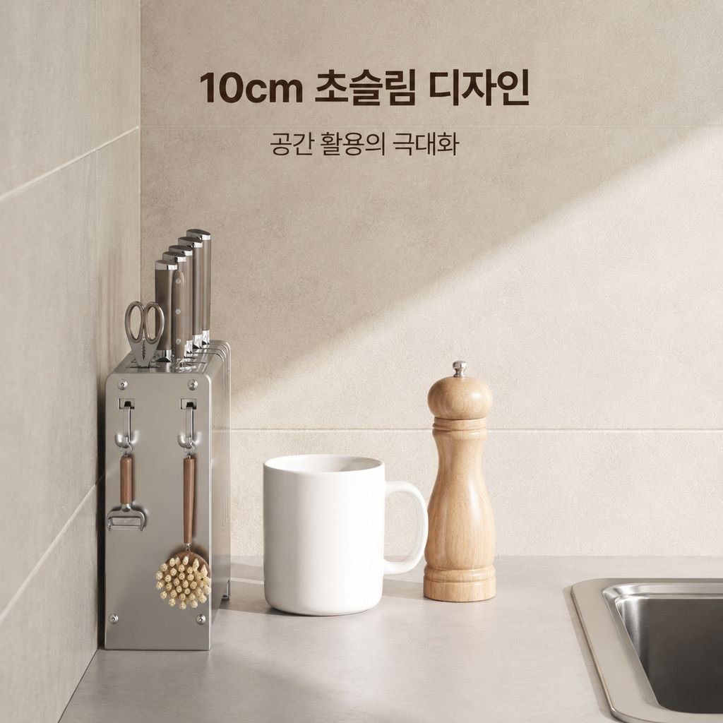 신형 주방 다기능 칼꽂이 정리대