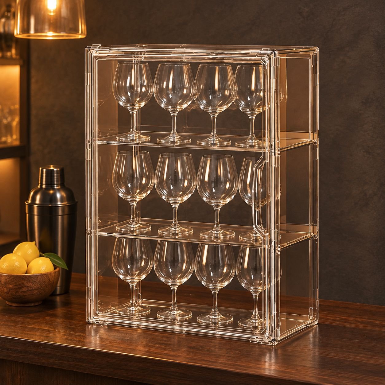 Household Transparent Multi-layer Water Cup Rack
