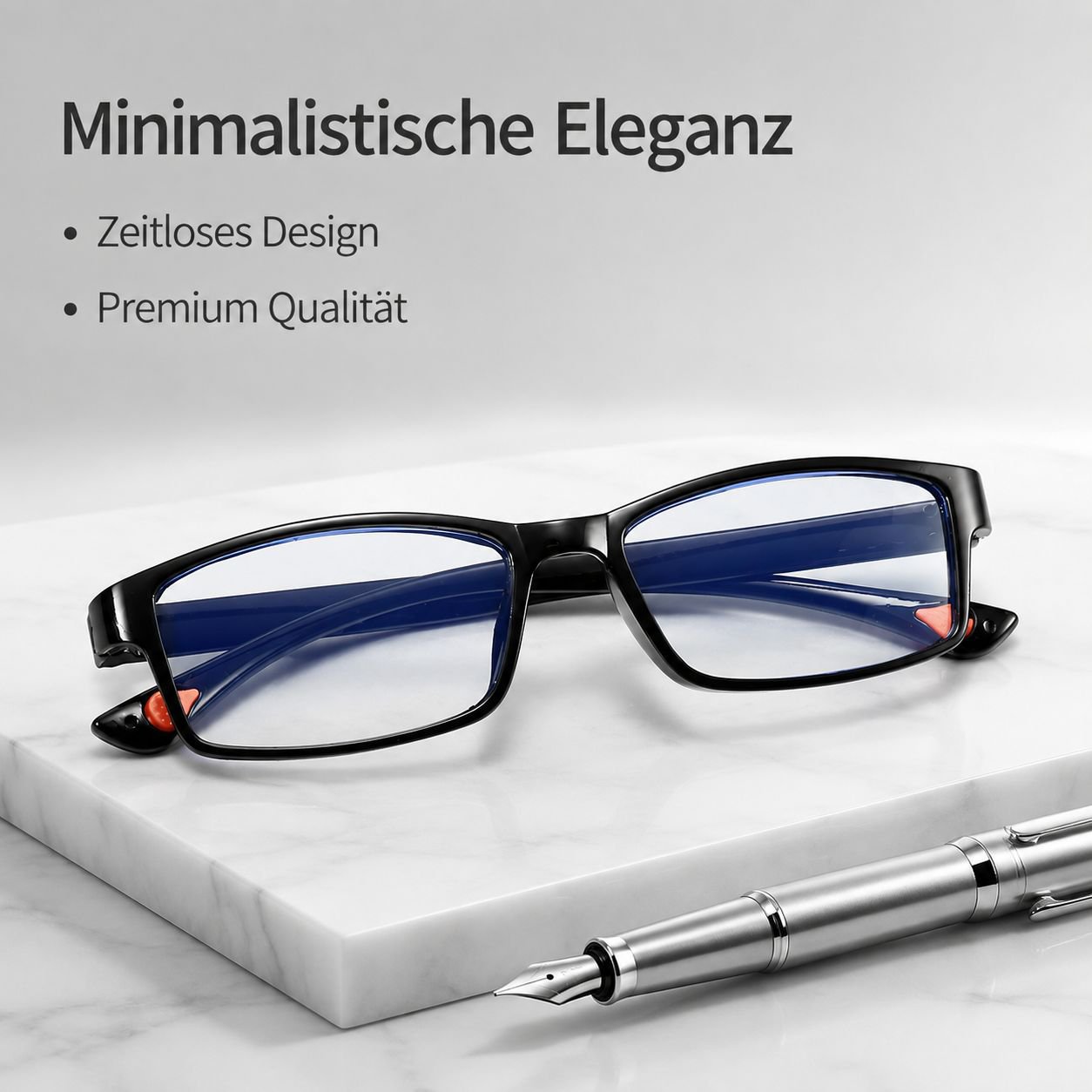 Lesebrille mit Blaulichtfilter und intelligentem Zoom