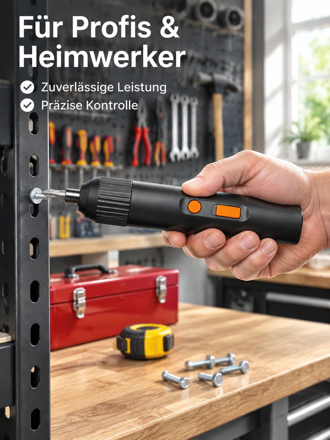 Langlebiger und einfach zu bedienender Elektroschrauber