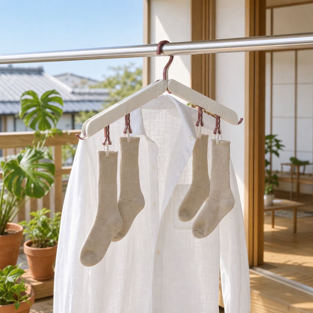 多機能折りたたみ式衣類ハンガー