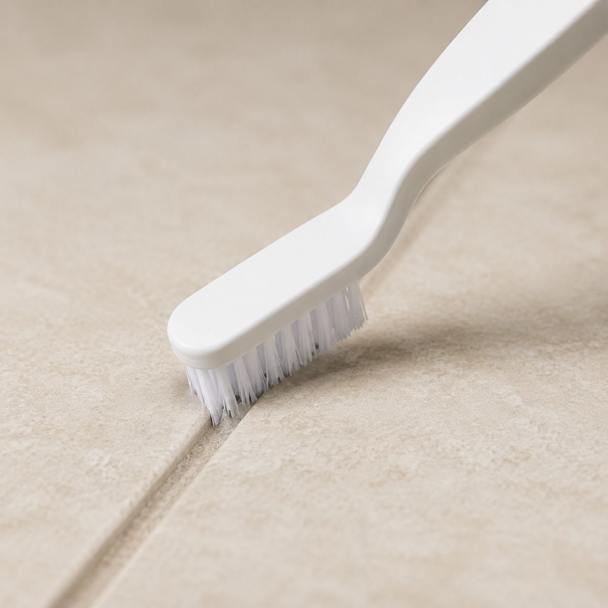 Multipurpose gap cleaning brush for bathroom tiles