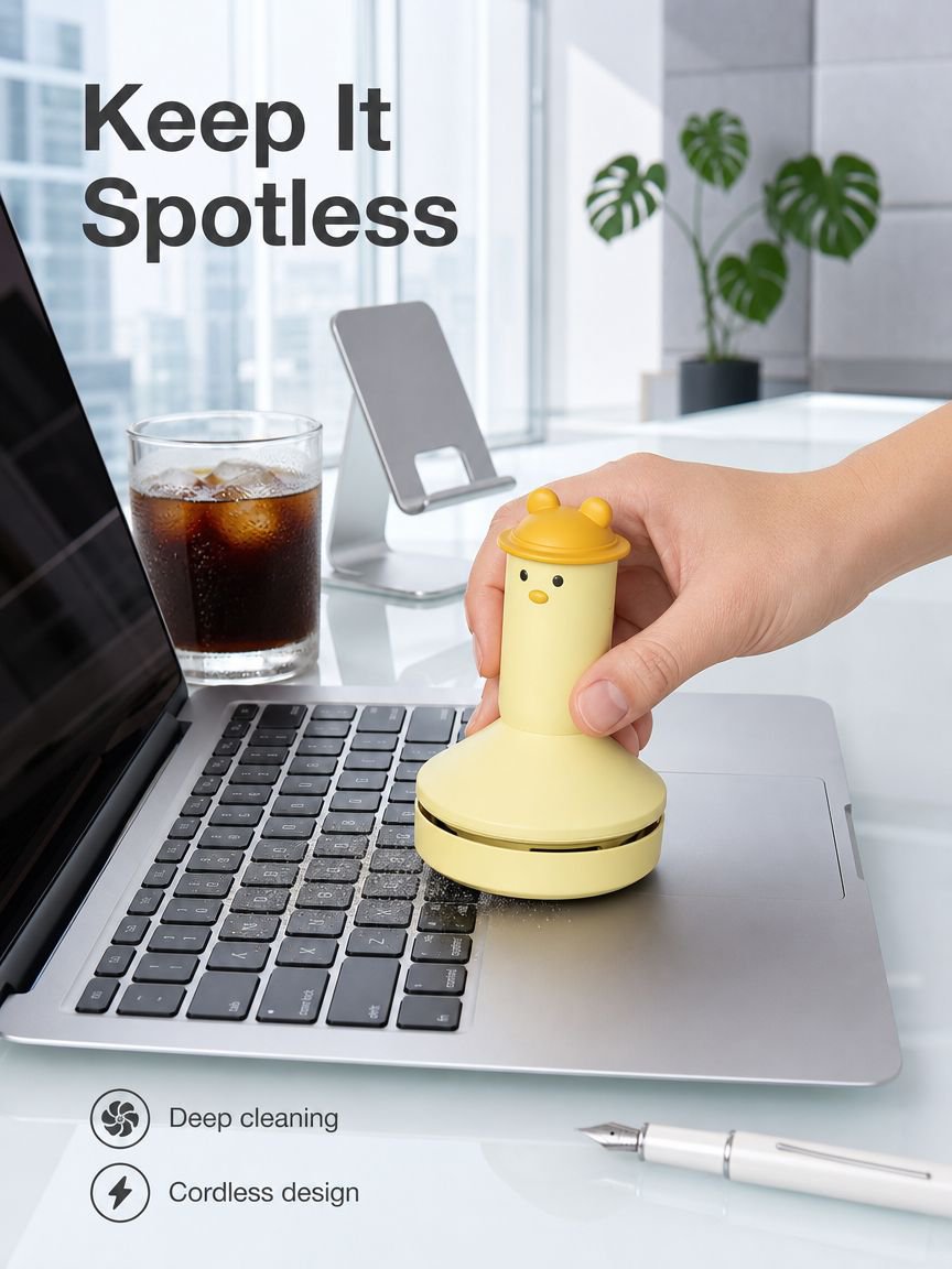 Household Handheld Wireless Fun Desktop Vacuum Cleaner