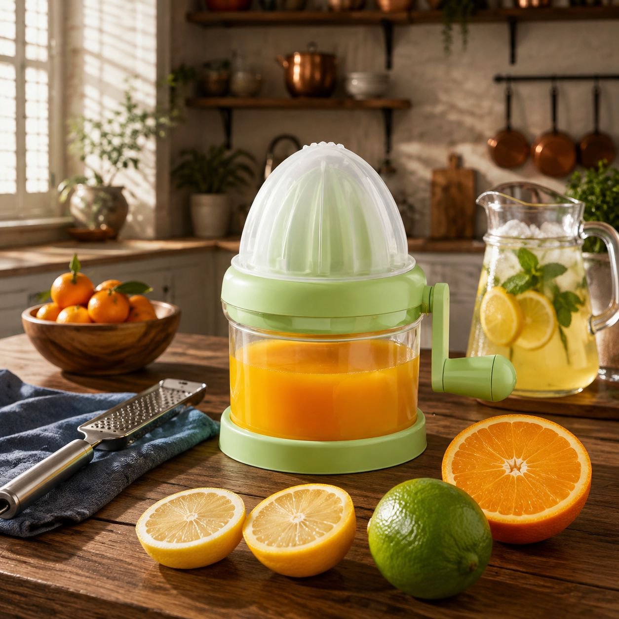 Exprimidor de naranja y limón para uso doméstico