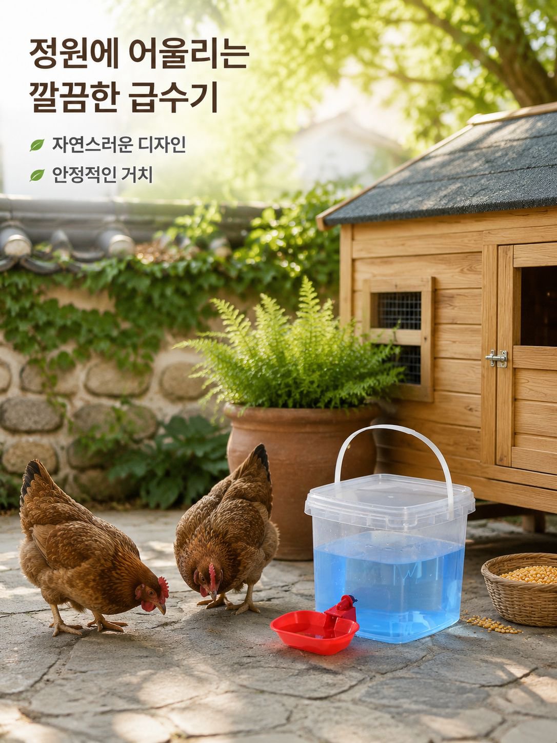 대용량 버킷 자동 가정용 정수기