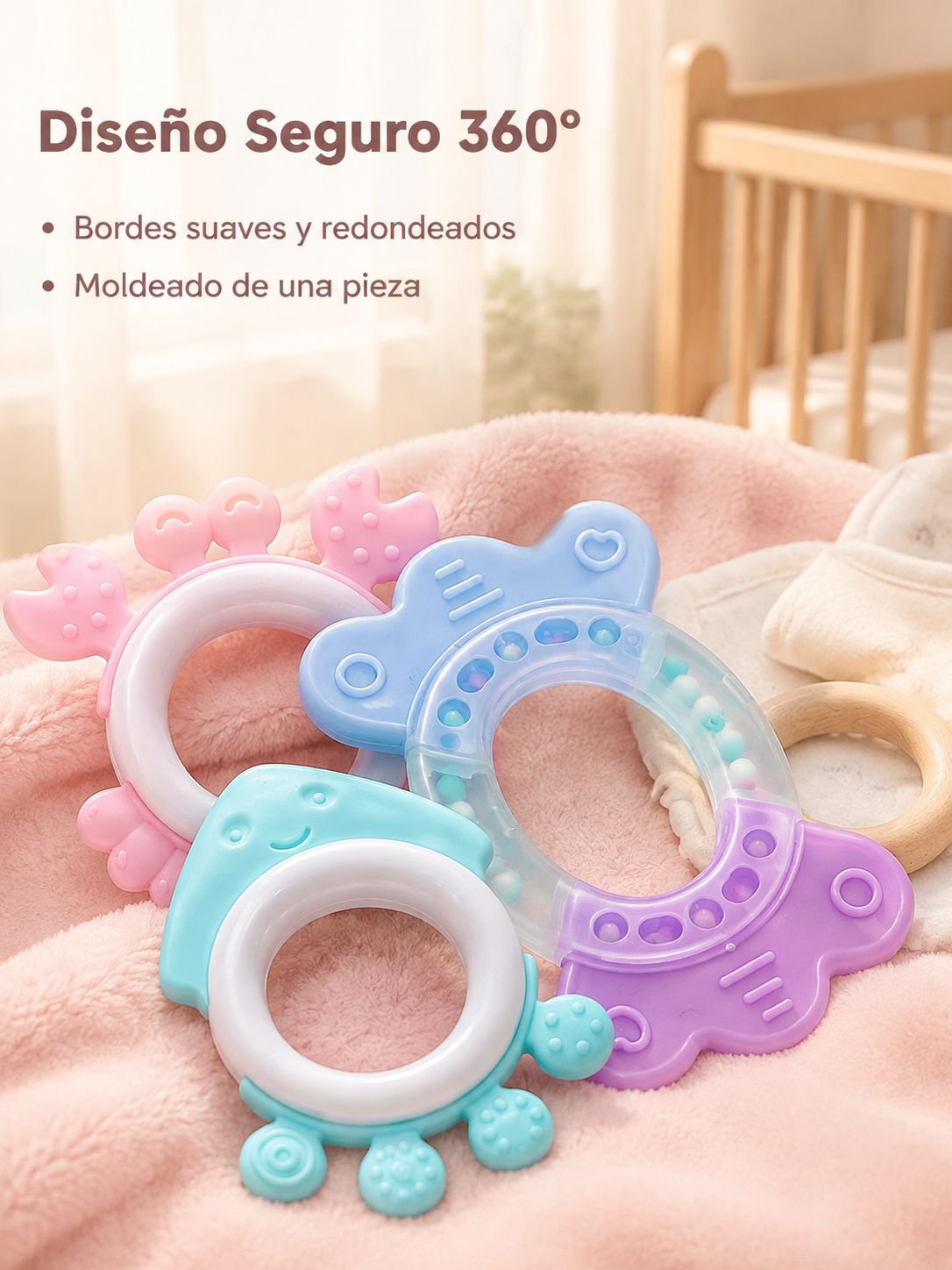 Juego de sonajeros para bebé