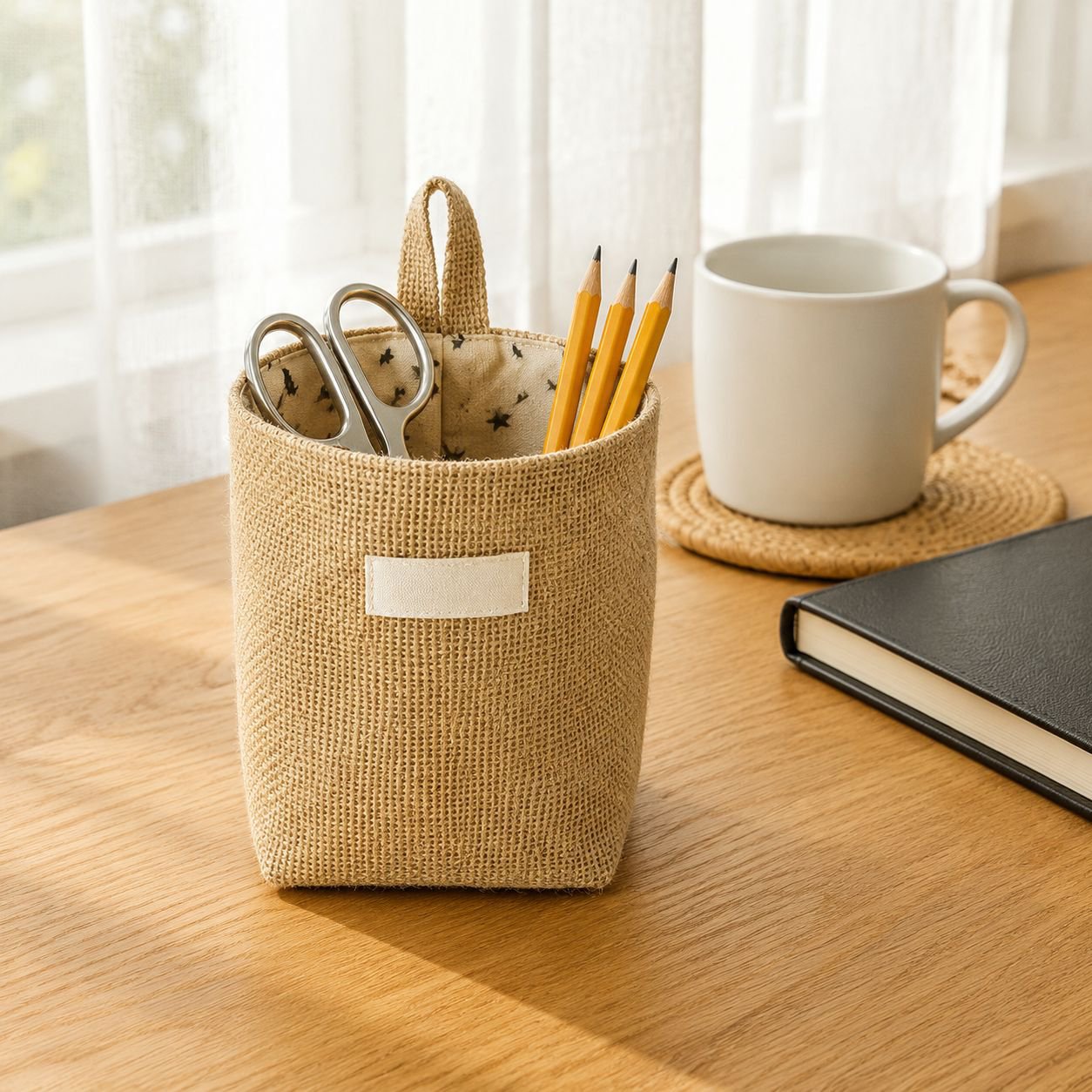Jute Multi-purpose Wall Hanging Organizer