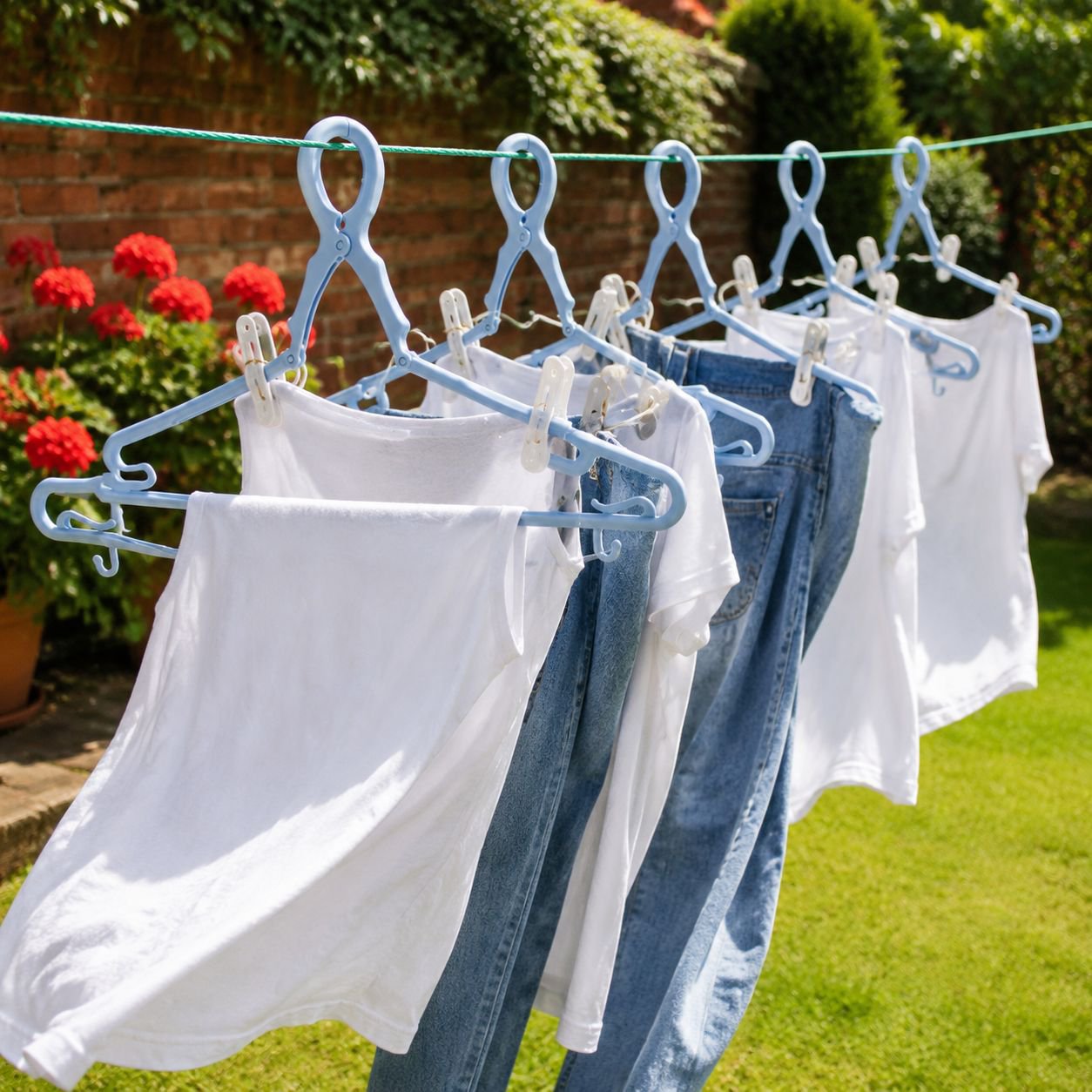 Plastic laundry hanger with anti-slip design