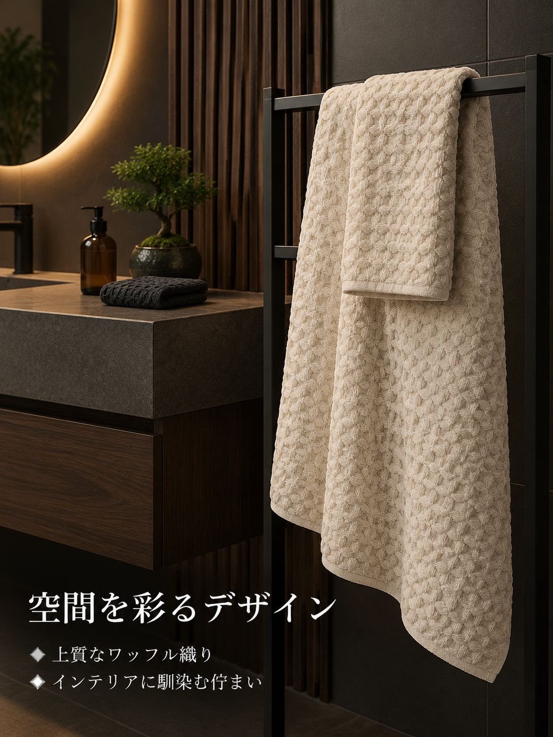 純綿のバスタオル