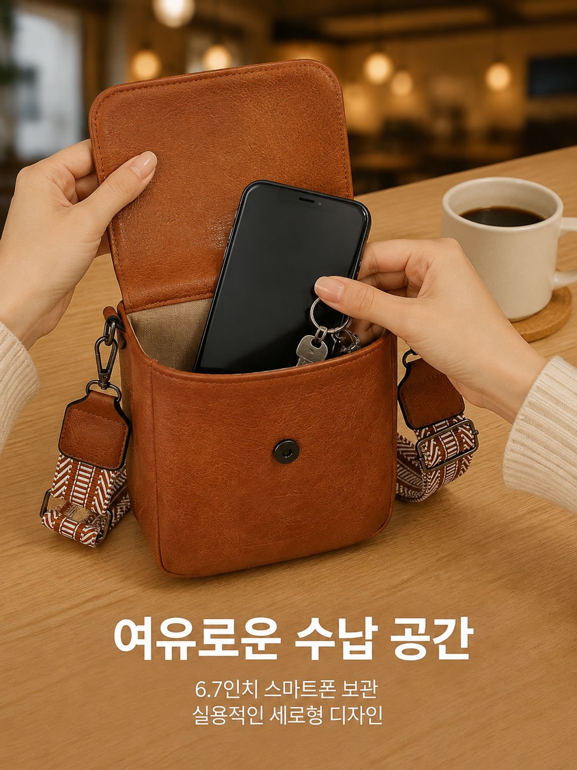 패션 크로스바디백
