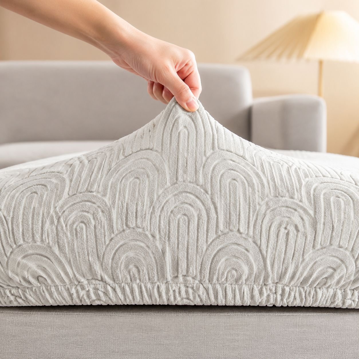 Universal Sofa Cover Full Set Elastic Nonslip Cushion Cover