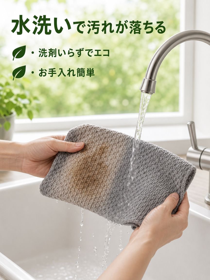 厚手の吸水性・吸油性に優れた布