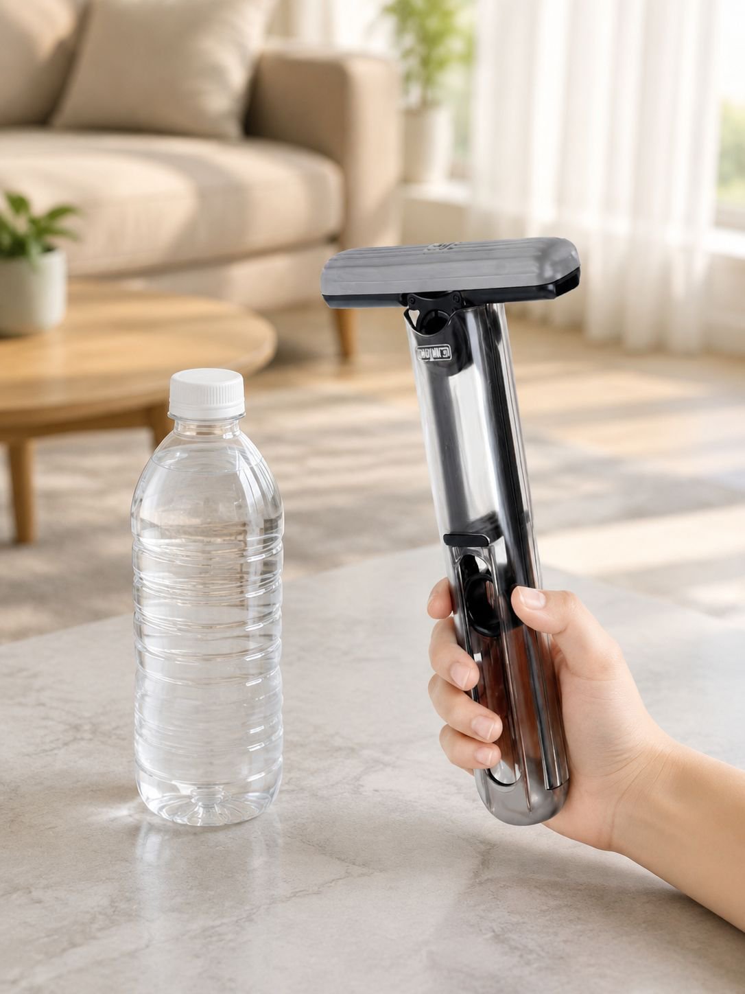 Portable Wet and Dry Mini Mop with Spray Function