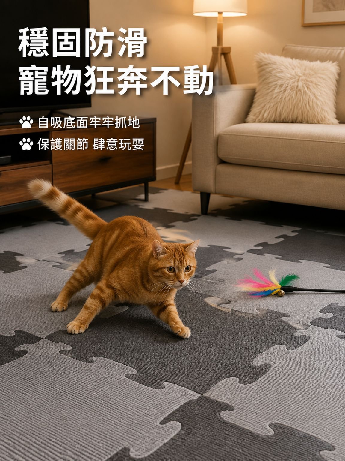 大面積拼接積木地墊