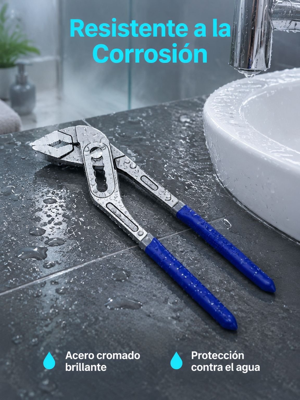 Llave para tubos ajustable multifuncional