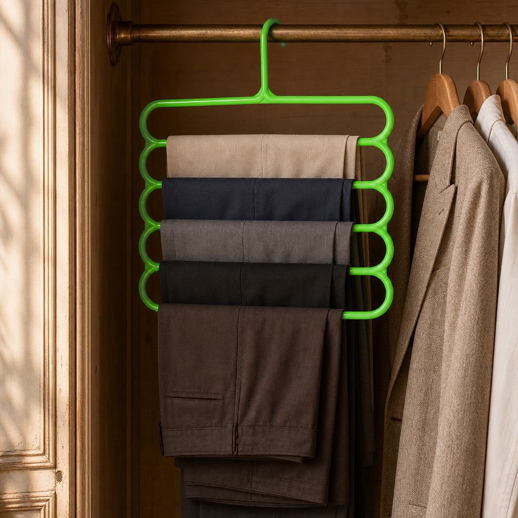 Étagère de séchage et de rangement pliable à cinq niveaux