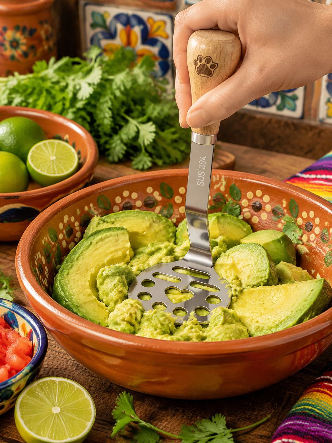 Herramienta de cocina para puré suave y cremoso