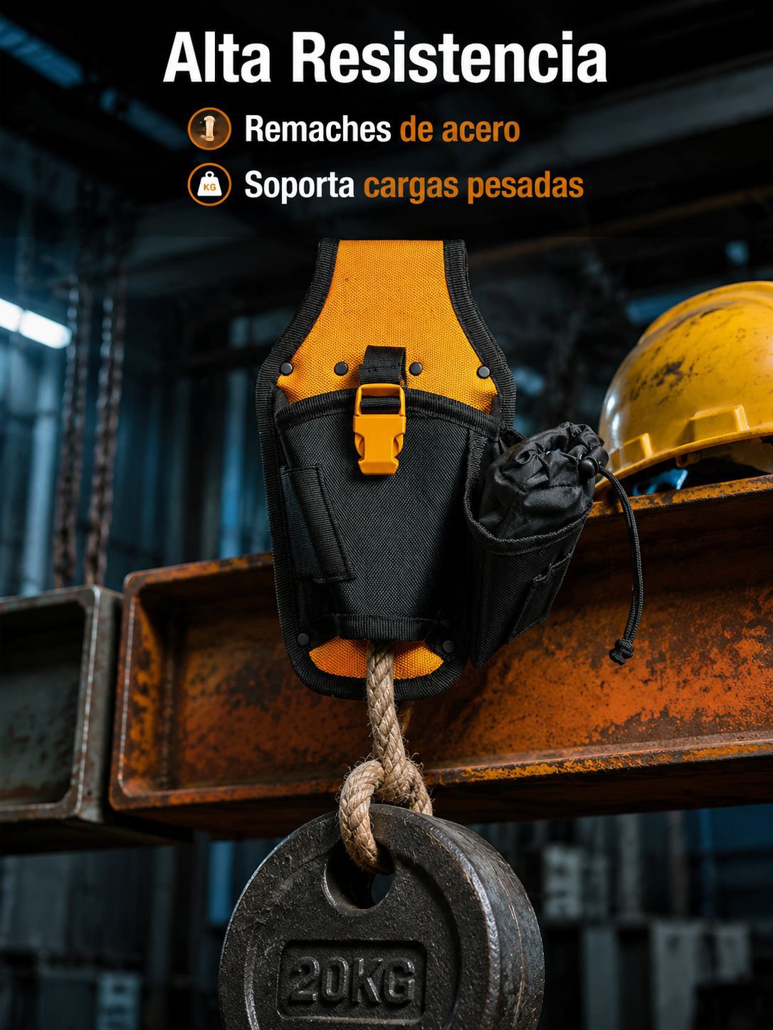 Bolsa de herramientas reforzada para reparaciones, bolsa colgante resistente para taladro eléctrico
