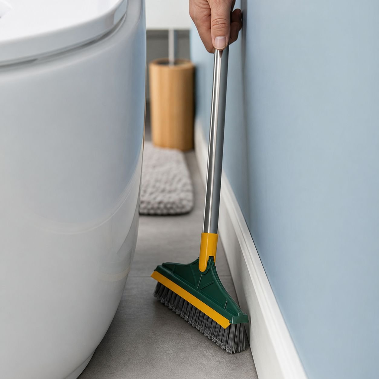 Multi-purpose Long-handled Corner and Gap Brush