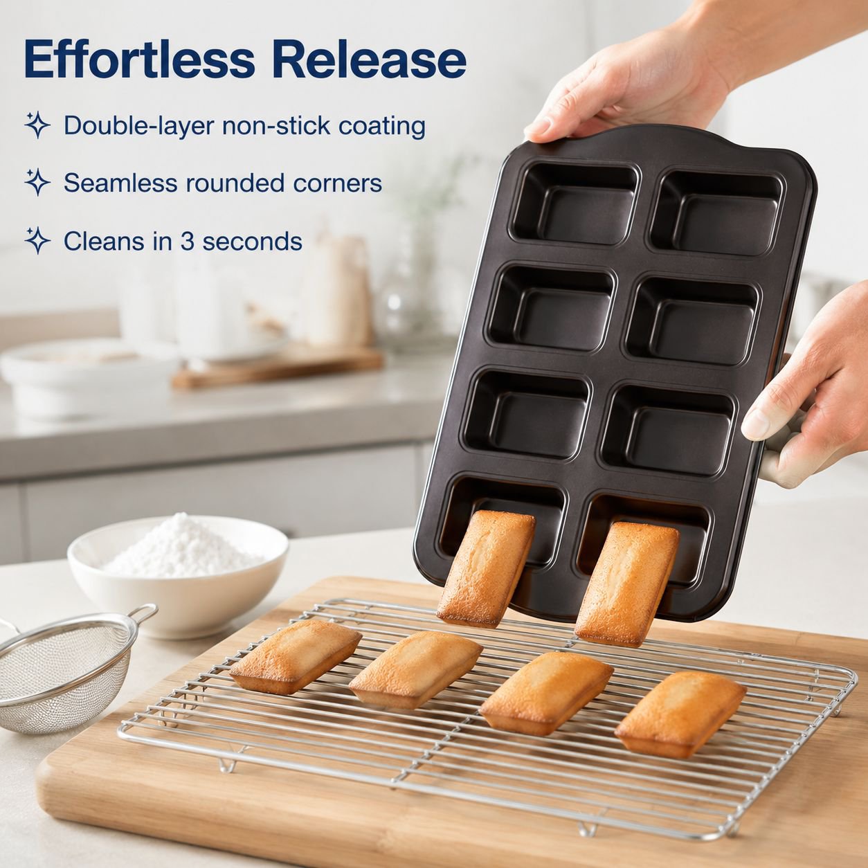 Carbon Steel Non-stick Rectangular Bread Baking Mold