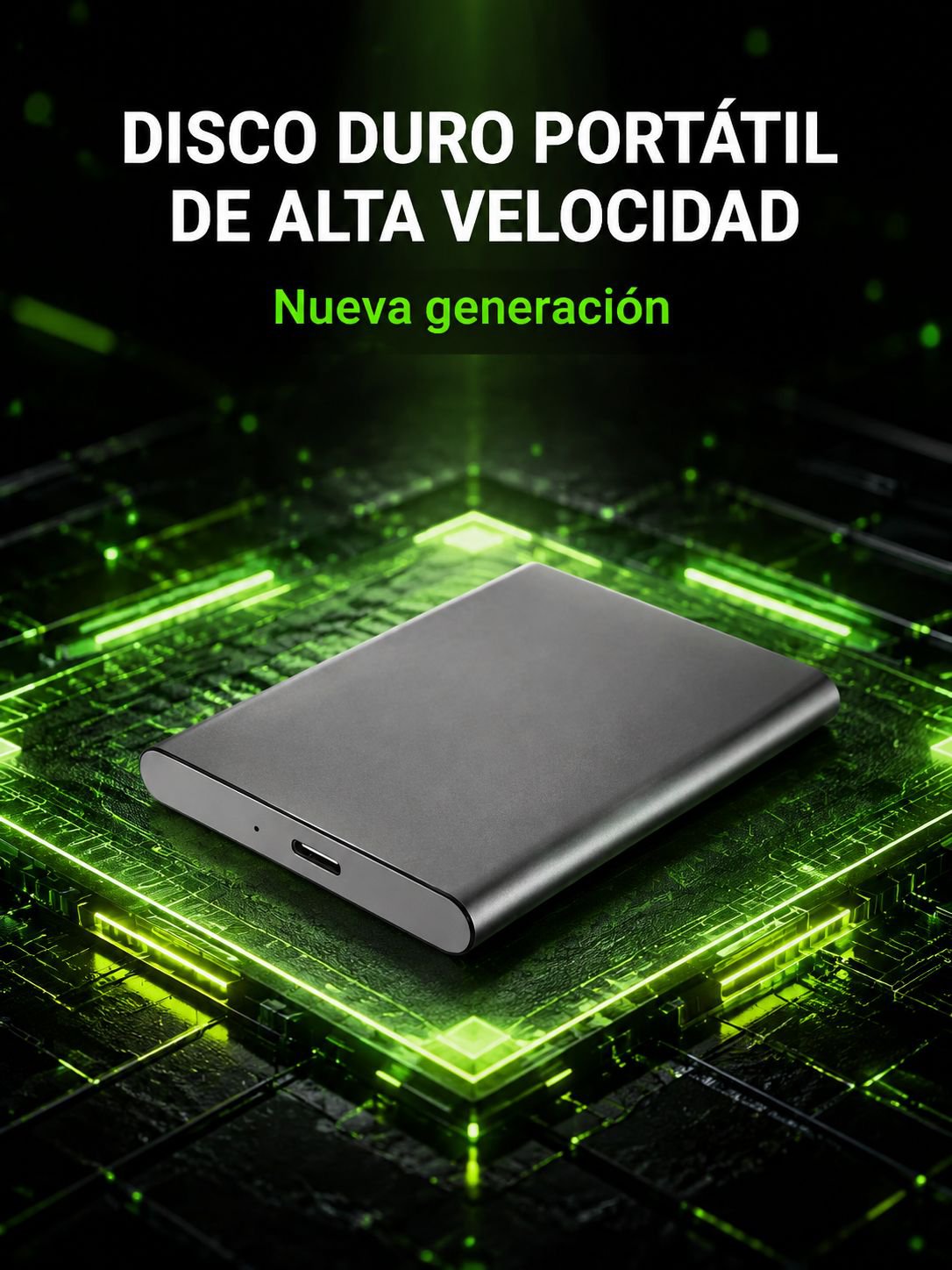 Disco duro portátil de alta velocidad y nueva generación