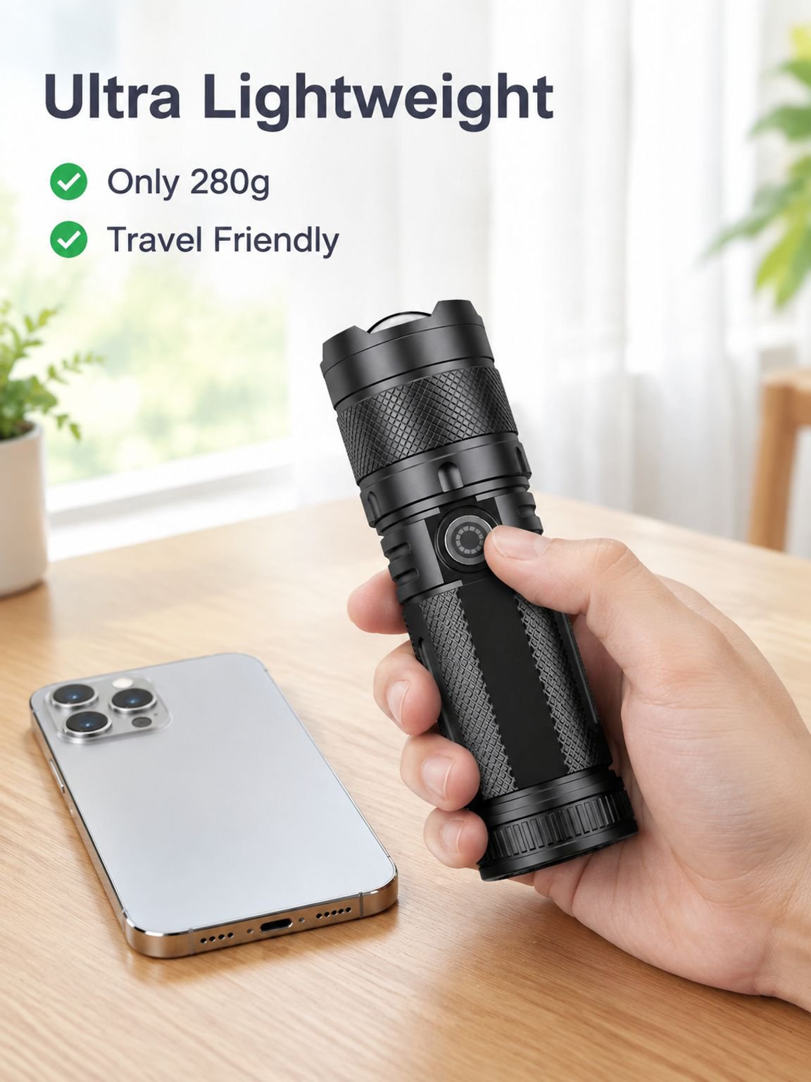 Multi-Function Long-Range High-Power Flashlight