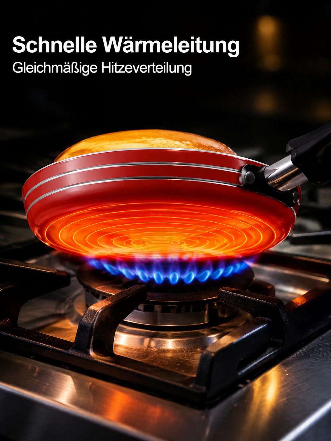 Antihaftbeschichtete Mini-Pfanne von oben