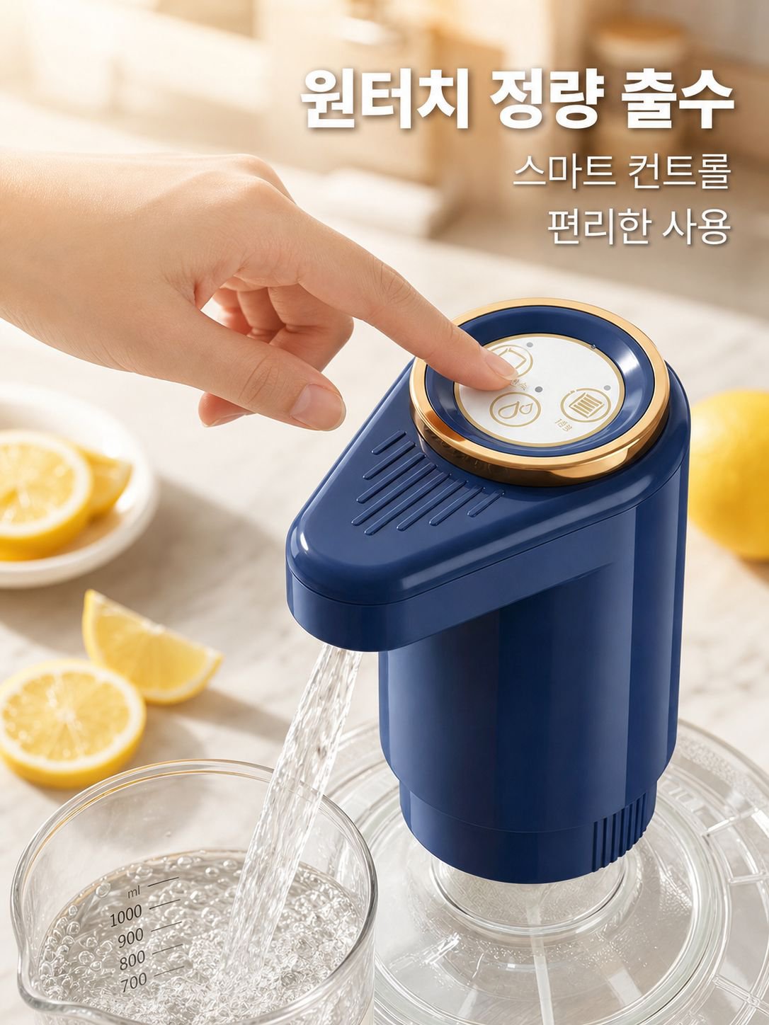 접이식 전동 양수기 휴대용 통형 물 양수 펌프 가정용 소형 흡수기