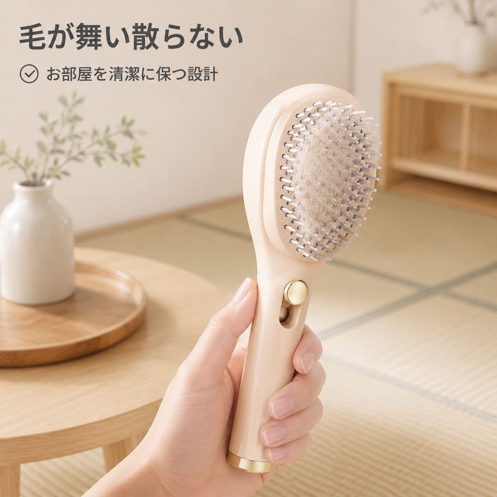 ワンクリックで脱毛できる伸縮式マジックコーム