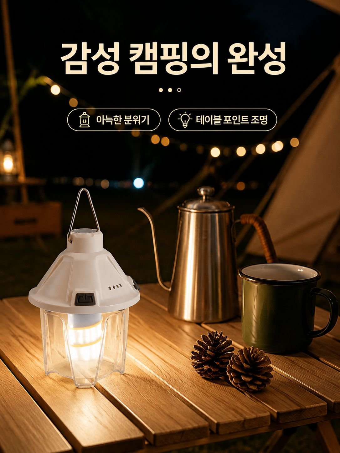 멀티컬러 캠프 라이트
