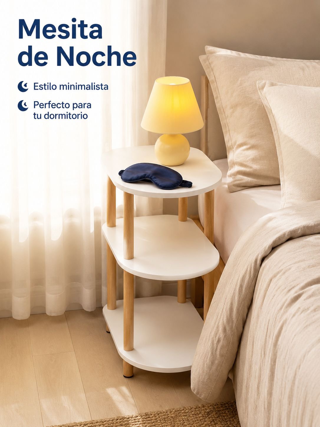 Mesita auxiliar decorativa para hogar