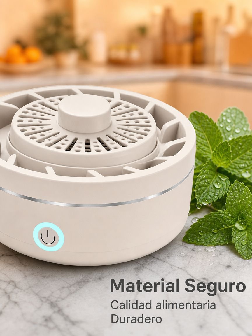 Lavadora ultrasónica inalámbrica de frutas y verduras para uso doméstico