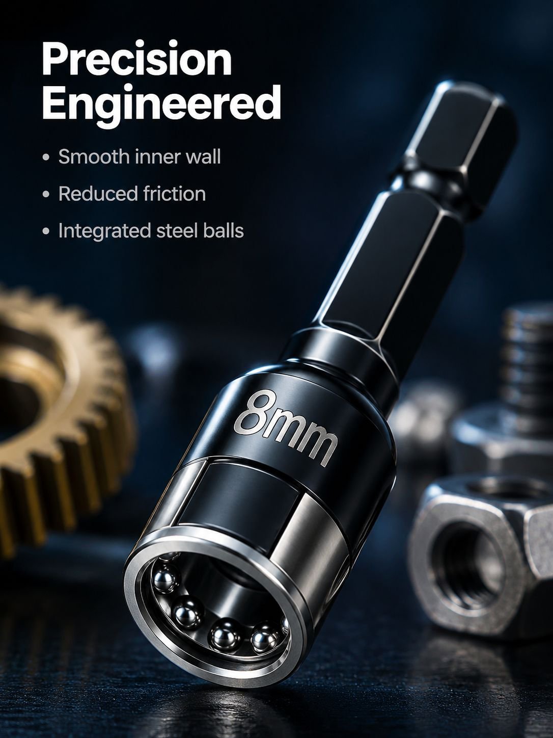 8mm Non-magnetic Steel Ball Sleeve