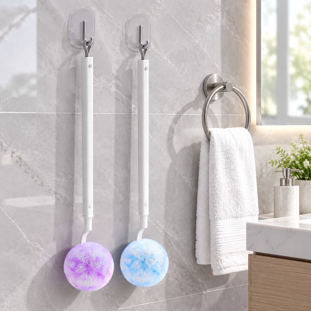 JMY Soft Bristle Toilet Brush for glazed surface protection