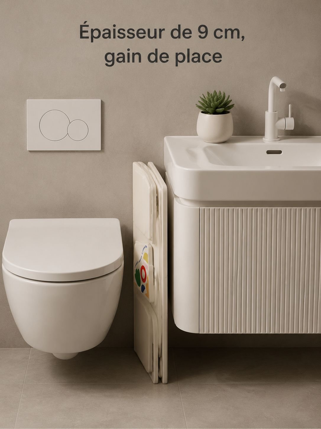 Baignoire pliable pour bébé pour nourrissons et tout-petits avec base antidérapante, facile à ranger