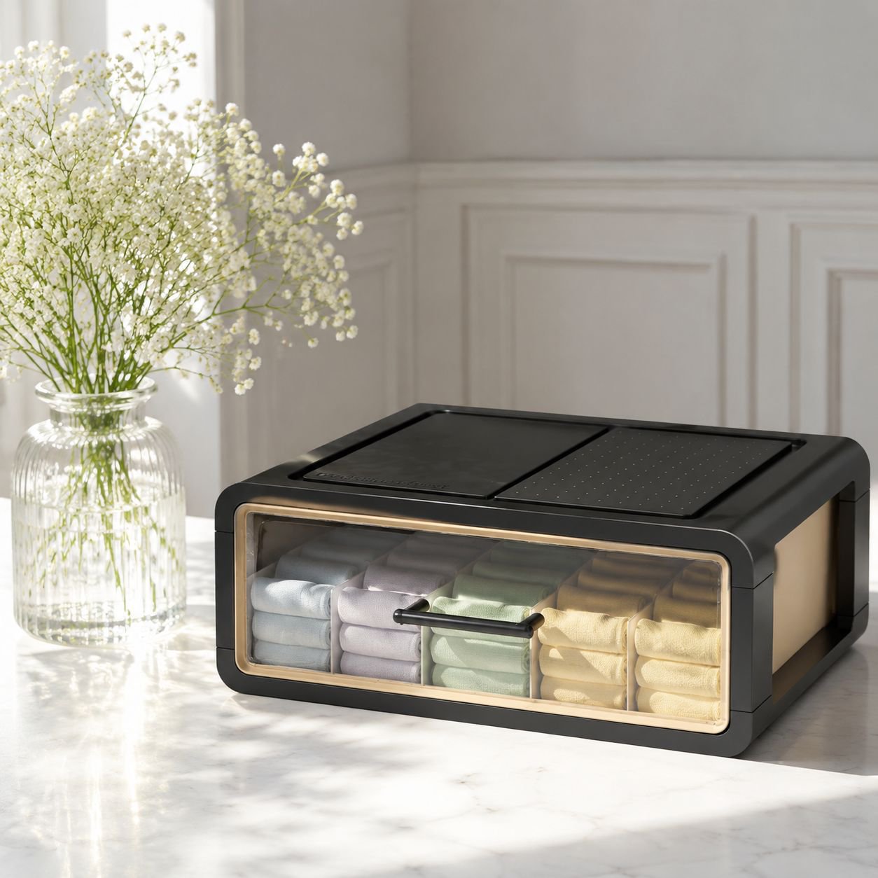Dustproof storage bag for wardrobe essentials