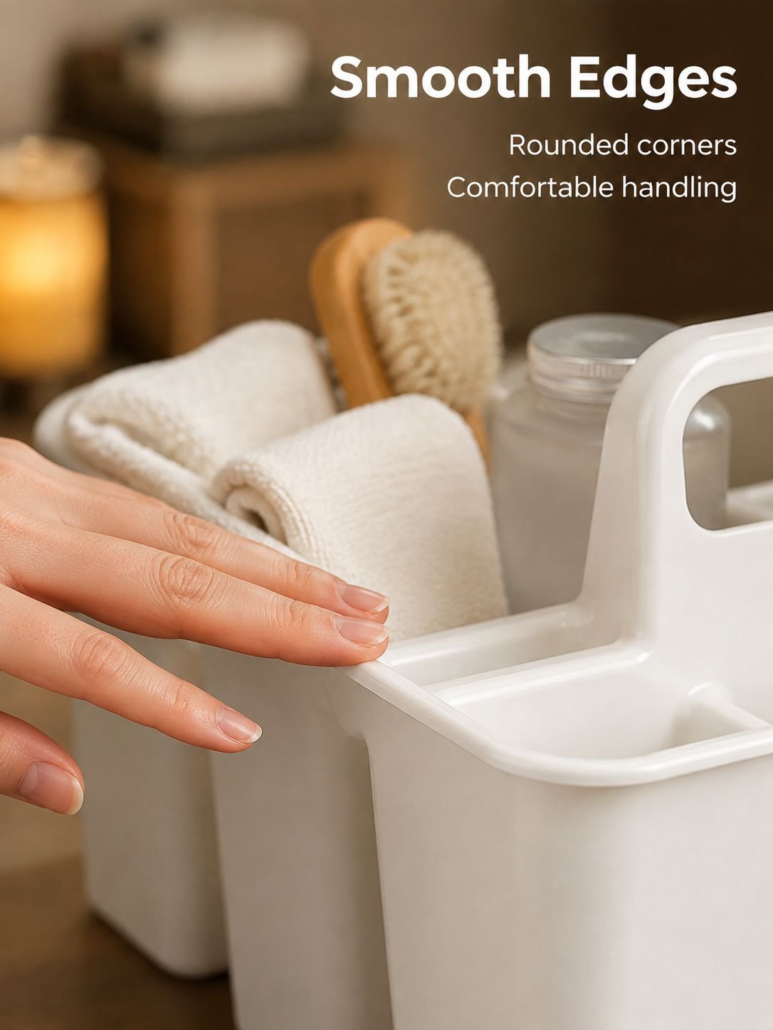 Portable organizer caddy for cleaning supplies and tools