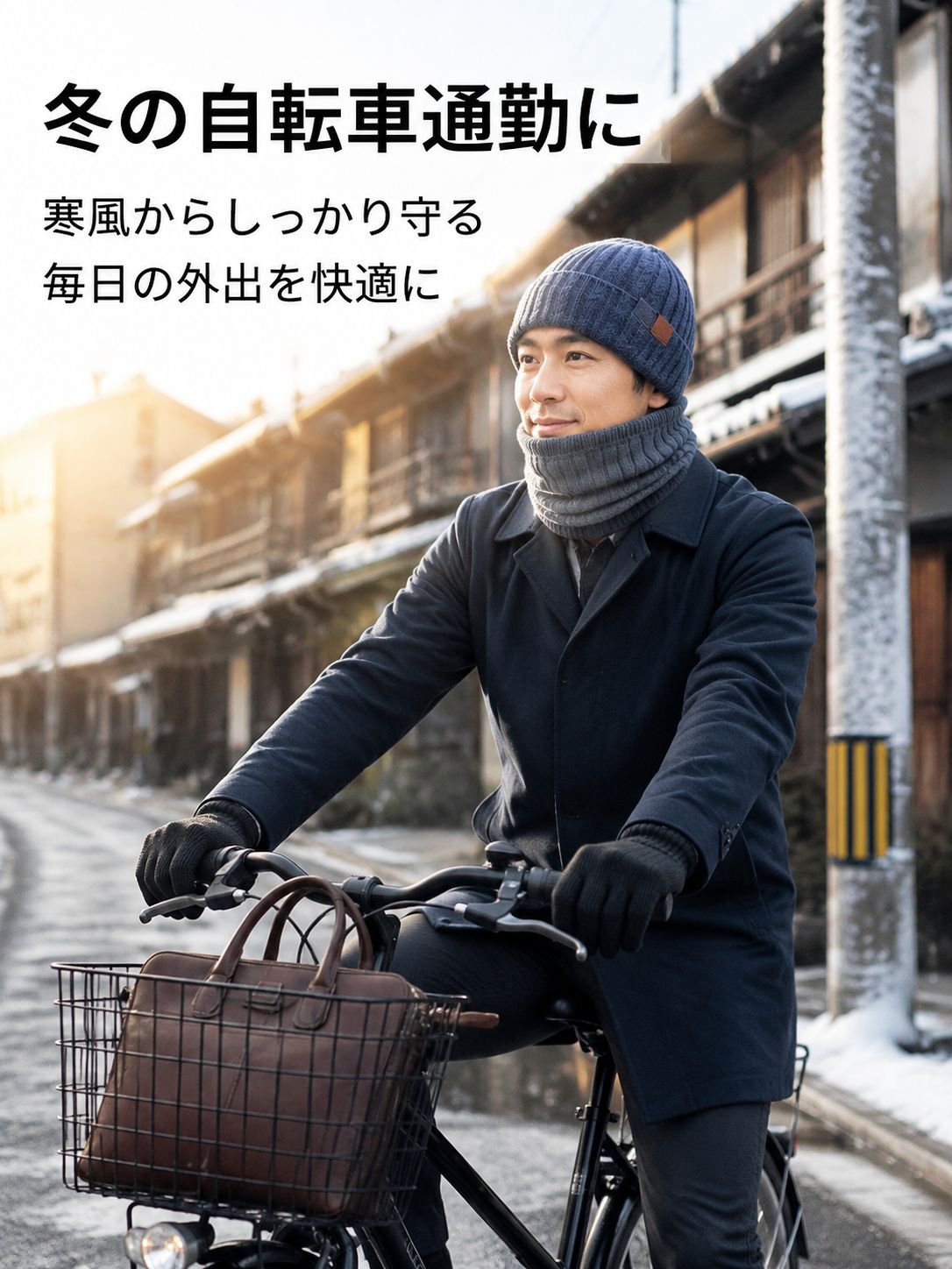 冬用三点セットニット帽