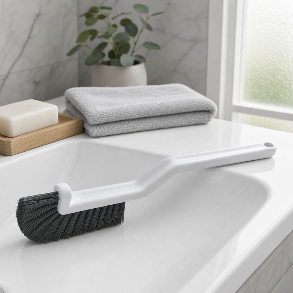 Hard-Bristle Tile and Grout Cleaning Brush