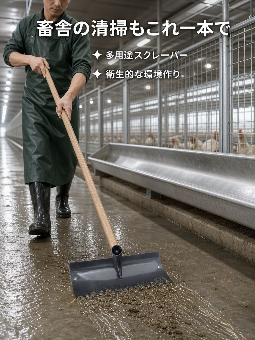 極厚小麦・トウモロコシ用スクレーパーレーキ、養鶏場用糞尿スクレーパー、穀物・米乾燥用農業用具