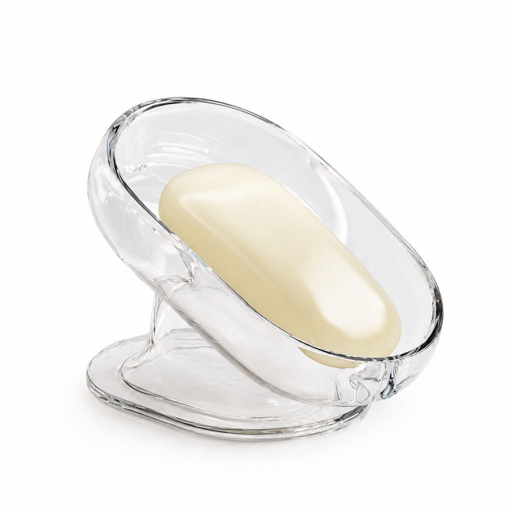 Jabonera grande y elegante para baño doméstico