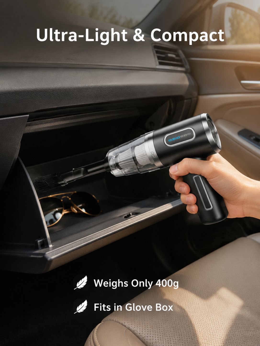 Car Vacuum Cleaner Rechargeable Handheld Small Powerful Suction Car and Home Vacuum Cleaner