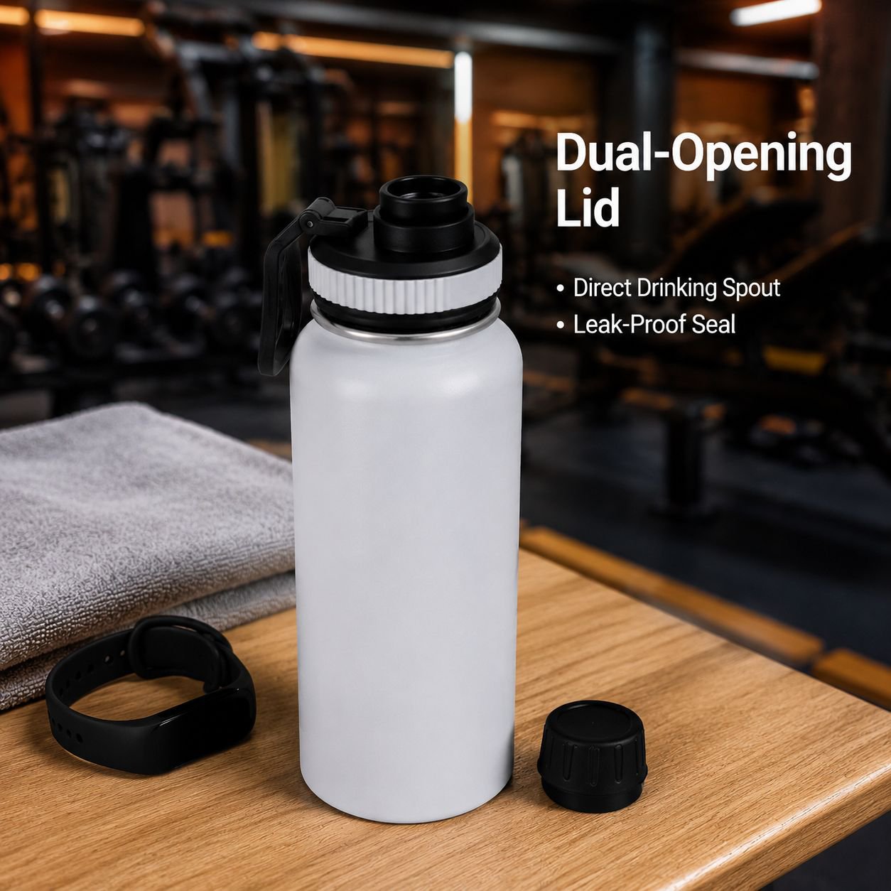 Portable Vacuum Flask Cup for Outdoor Sports and Travel