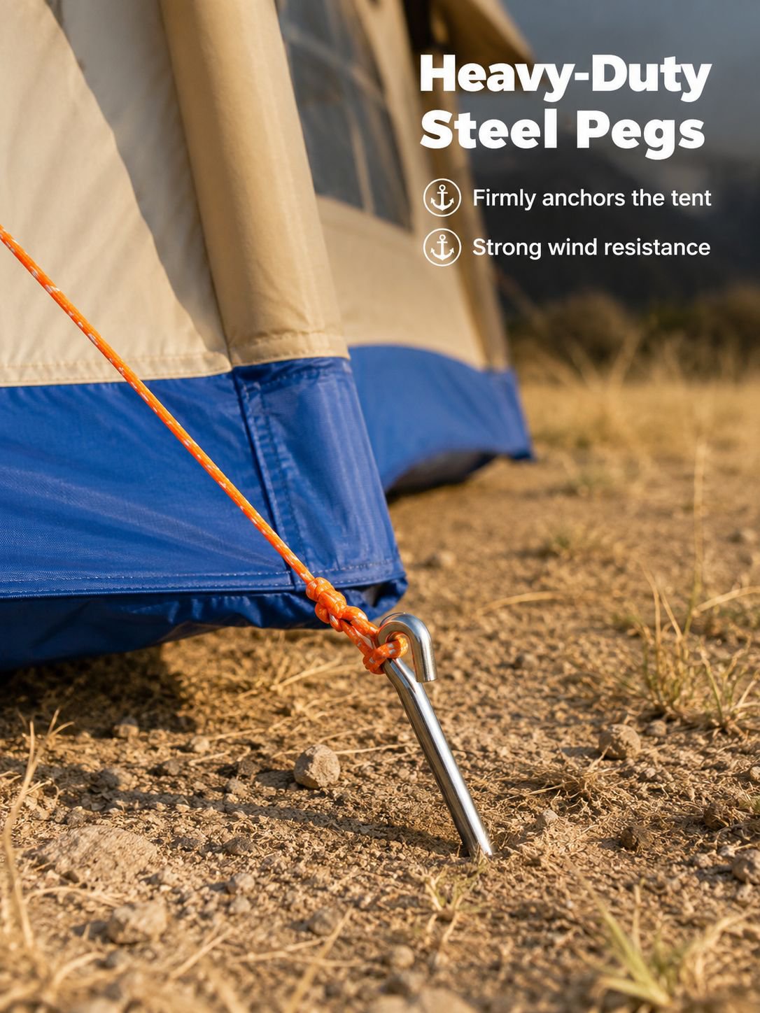 High-quality inflatable camping tent in outdoor settings