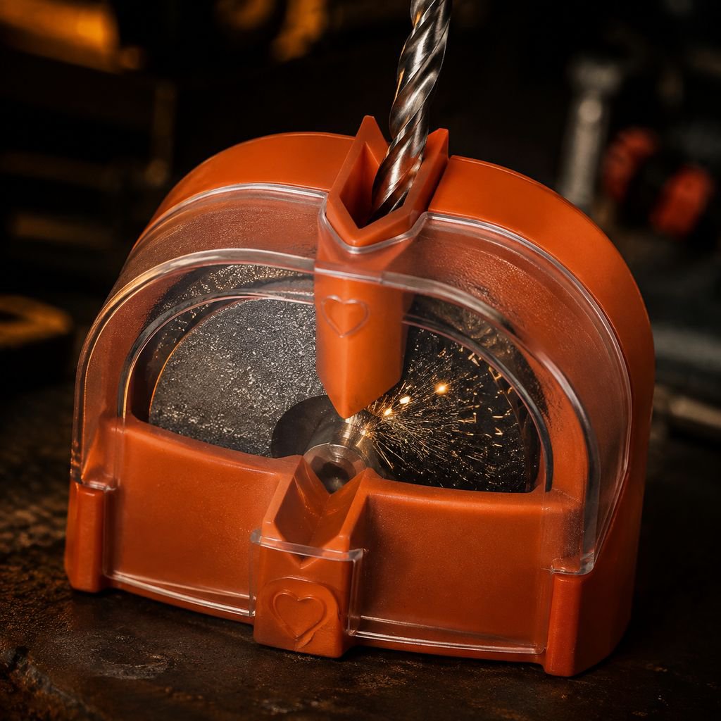 Portable drill bit grinder, new wrench, drill bit sharpener, grinding wheel, drill bit holder