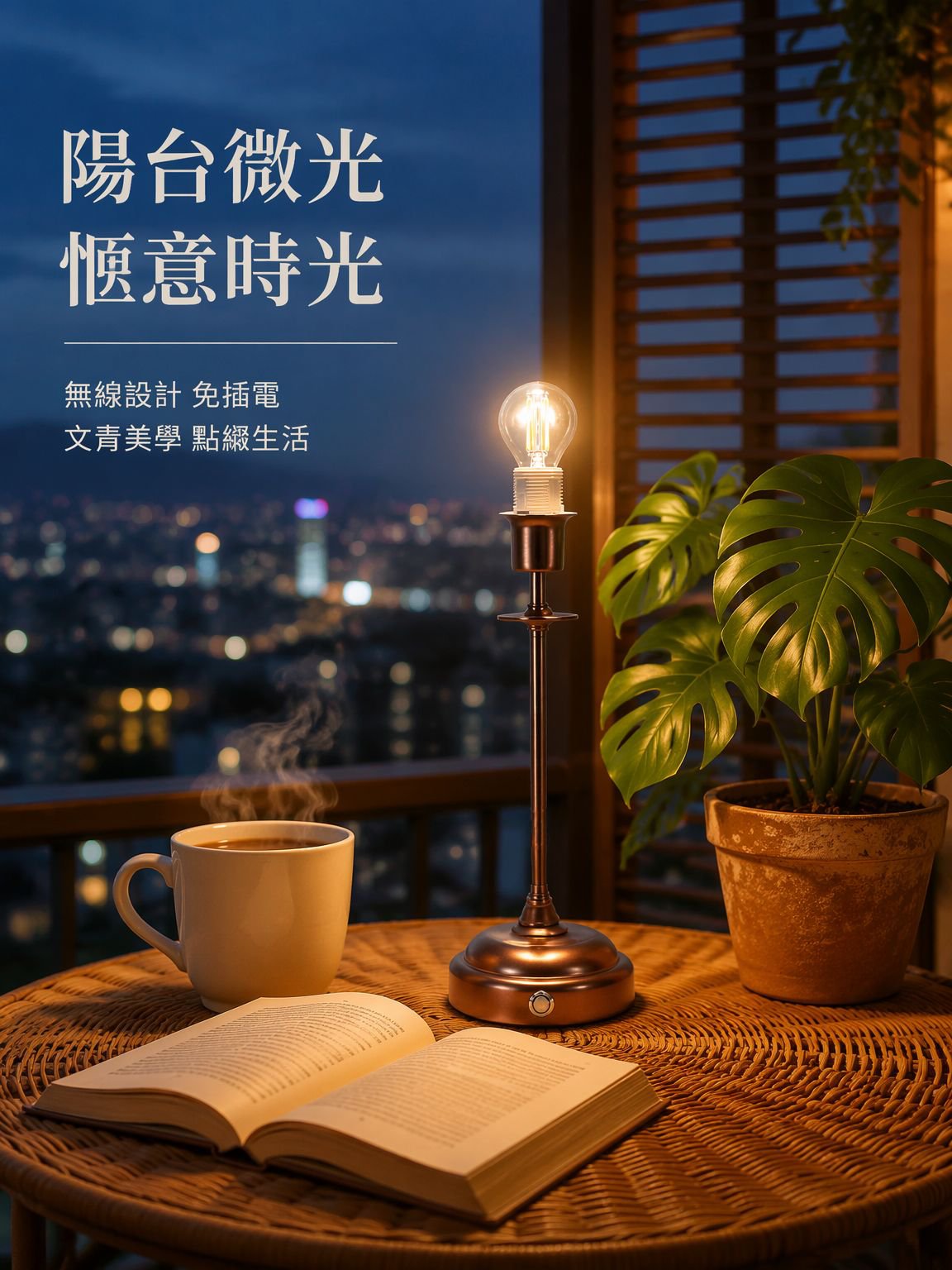 充電檯燈