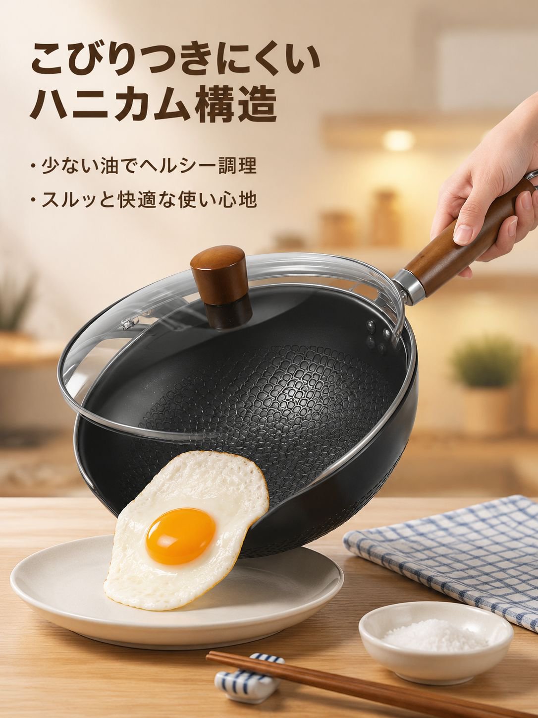 一人用コンパクトフライパン