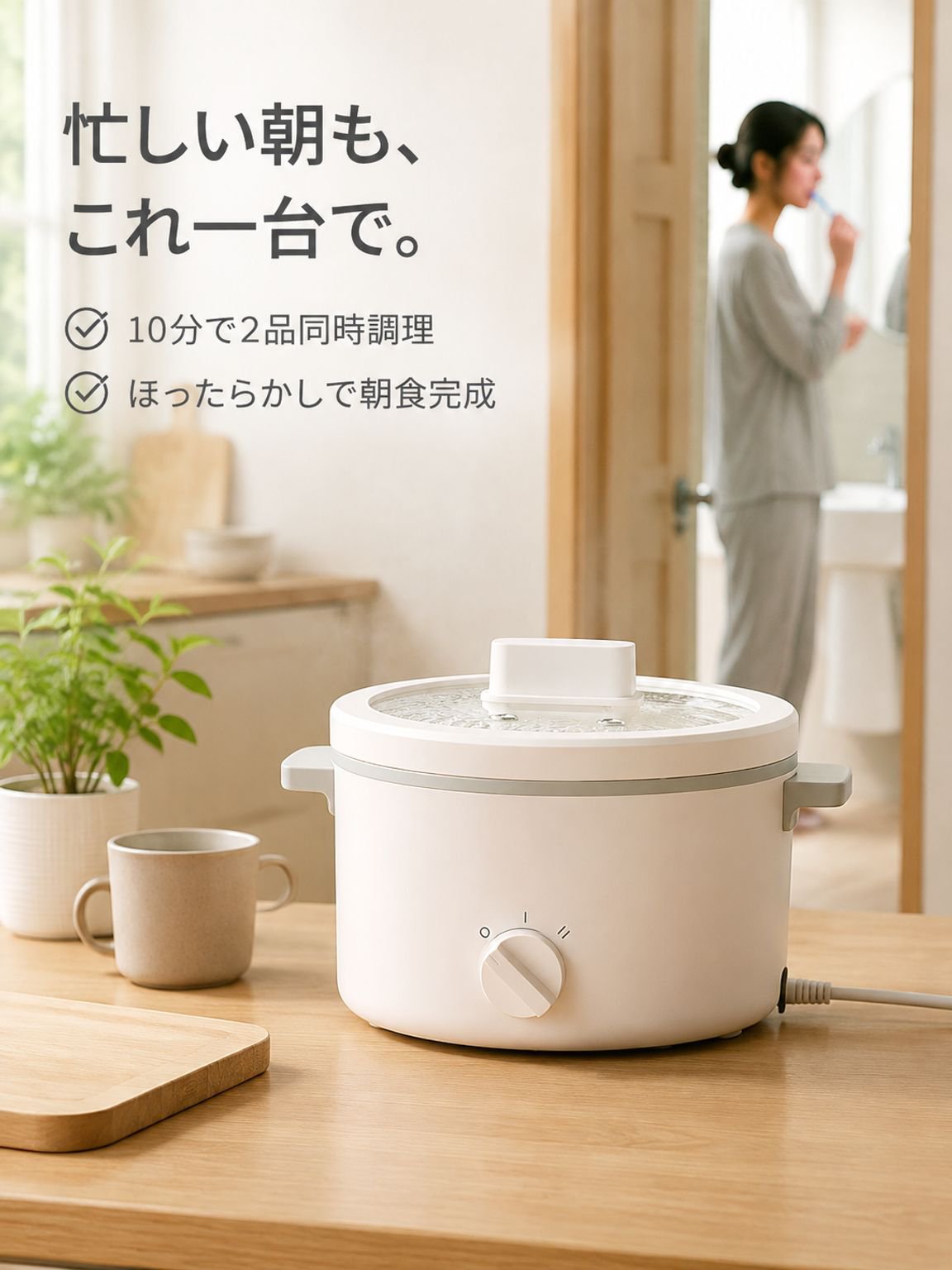 多機能電気スチーマー