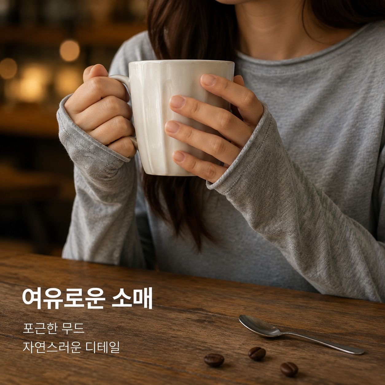봄가을 얇은 이너 블라우스